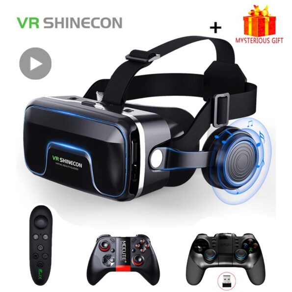 VR Shinecon 10.0 Helmet 3D Glasses Virtual Reality