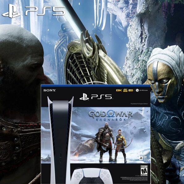 Sony PS5 PlayStation 5 Digital Edition Bundle - God of War Ragnark - Image 6