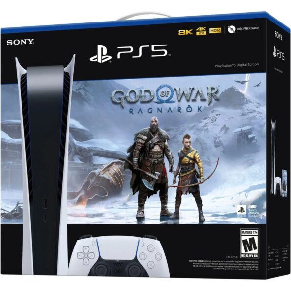 Sony PS5 PlayStation 5 Digital Edition Bundle - God of War Ragnark - Image 5