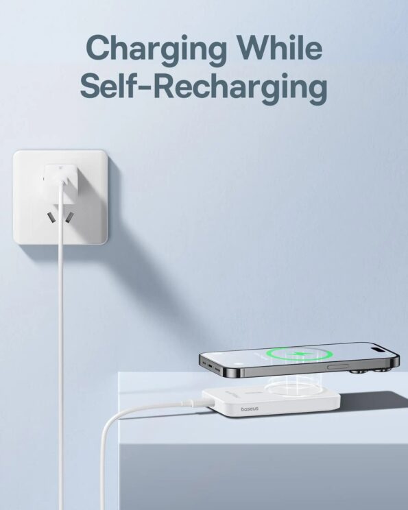 Baseus 20W Magnetic Wireless Charging 5000mAh Power Bank - Image 7