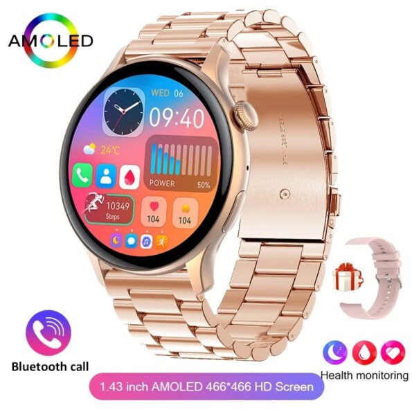 2024 True AMOLED Smart Watch Ladies Screen Always Show Time - Image 9