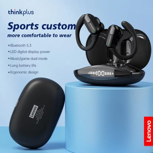 Original Lenovo XT80 Sports Wireless Earphones with Mics - Image 6