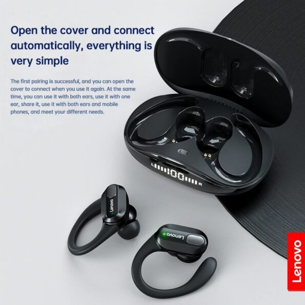 Original Lenovo XT80 Sports Wireless Earphones with Mics - Image 4