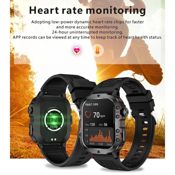 2024 New For Xiaomi Military Smart Watch Men - Image 10