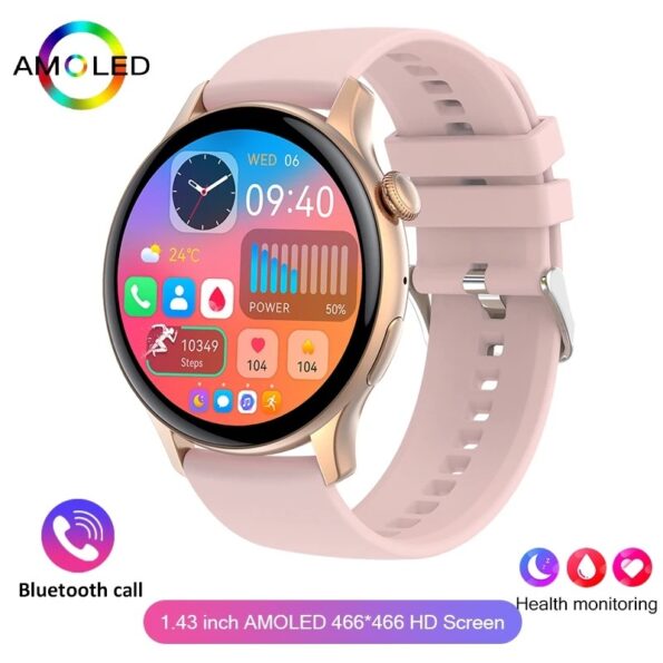 2024 True AMOLED Smart Watch Ladies Screen Always Show Time - Image 8